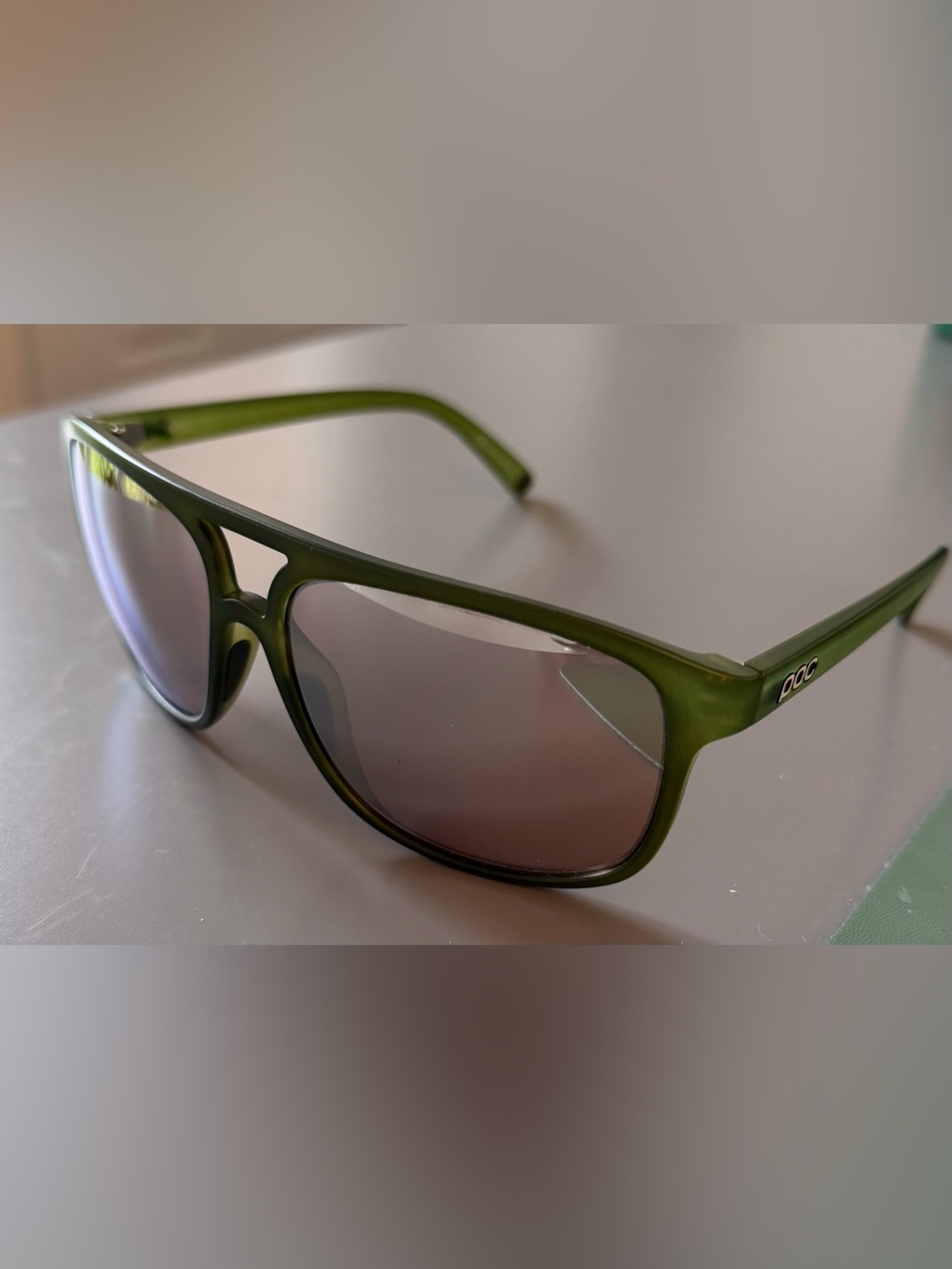 POC Will Men's Olive Green Sunglasses with Tinted Lenses